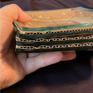 Pink daisy, Pampered Chef breast cancer awareness plates